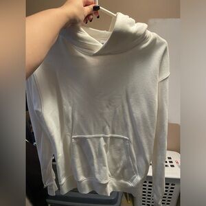 Aritzia White Hoodie